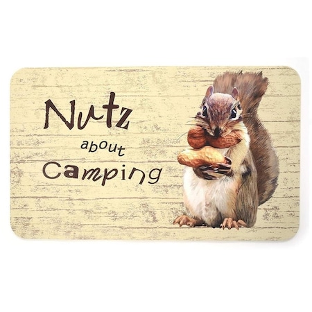 Slugfest Supplies STRB147292 18 x 30 in. Nutz About Camping Kitchen Mat SL3563359